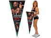 UFC Anderson Silva 17x40 Premium Vertical Pennant